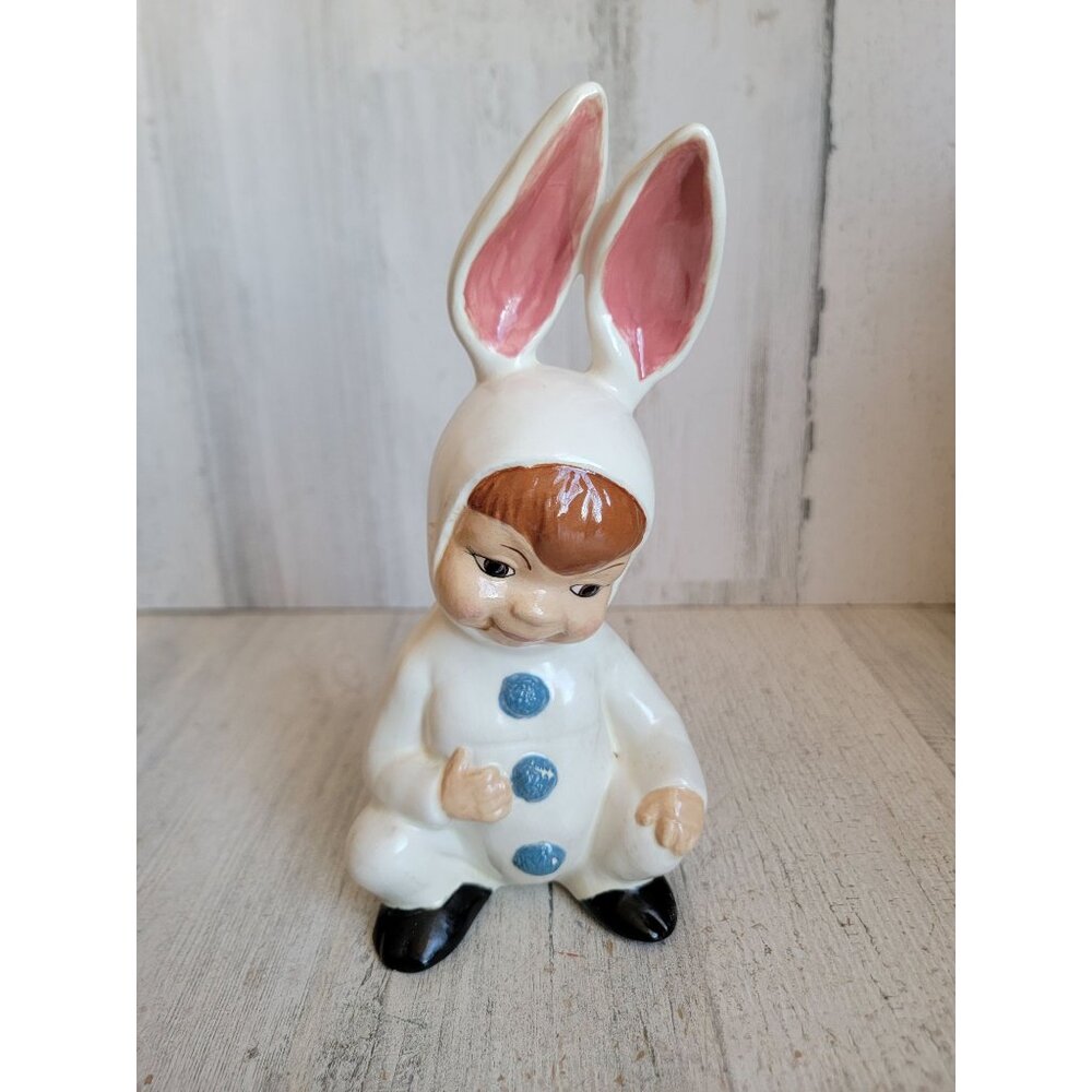 Frans‎ rabbit boy costume Easter vintage home decor figure unique